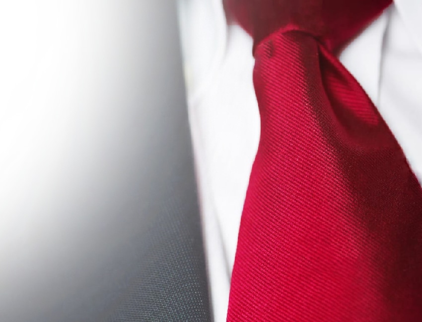Close-up of a suit and tie, symbolizing the professional focus of our Executive Services for Addiction Treatment.