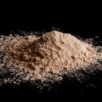 Brown powder symbolizing the substance that will be overcome at the heroin rehab in arkansas