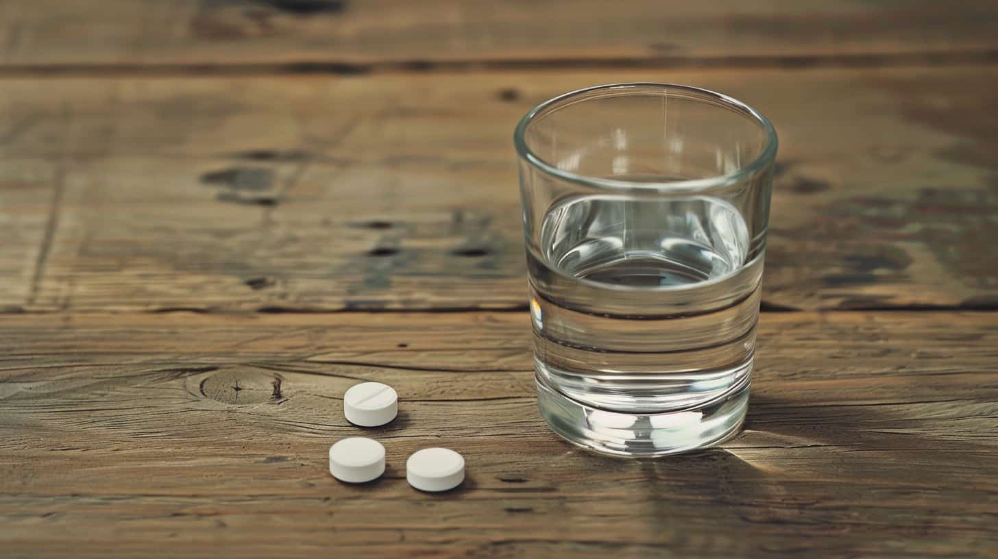 What is meloxicam? Image of two pills on a table showing the choice between this and opioid options